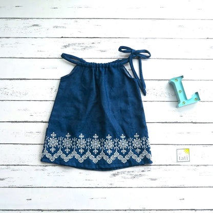 Romy Dress in Soft Denim