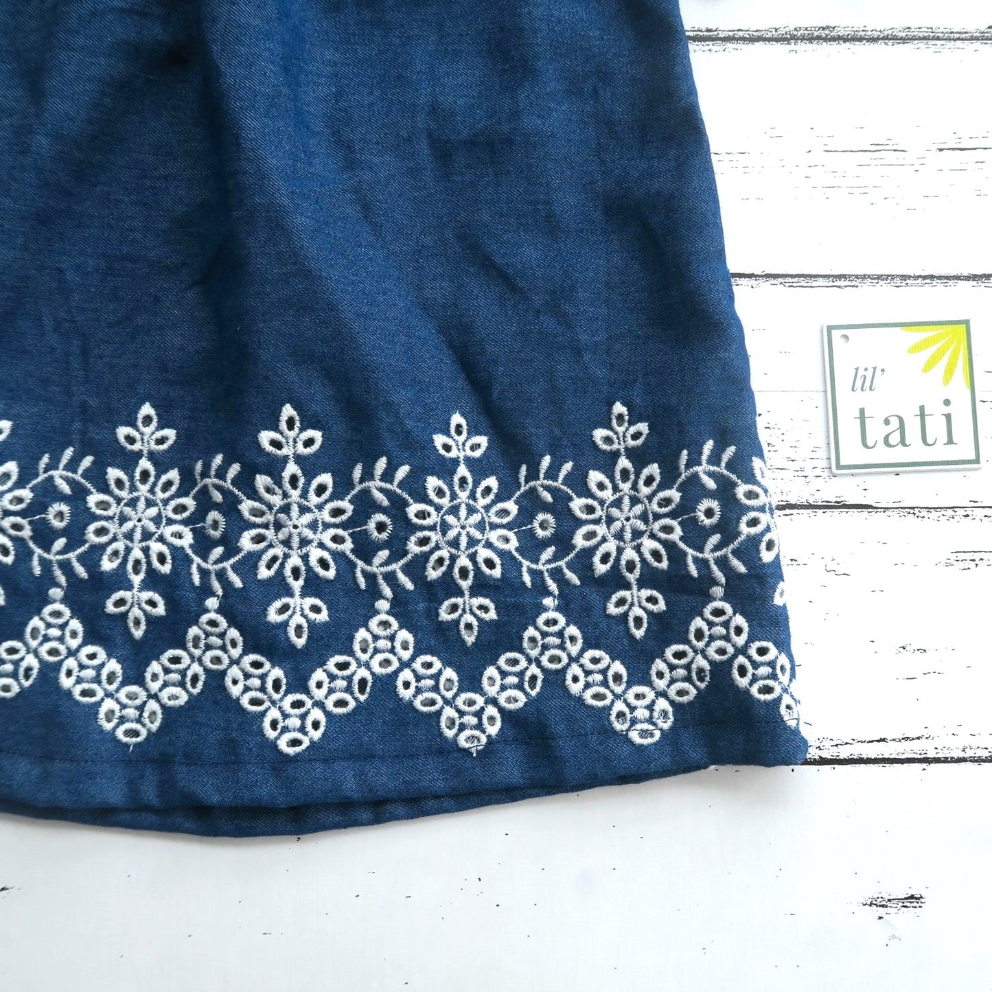 Romy Dress in Soft Denim