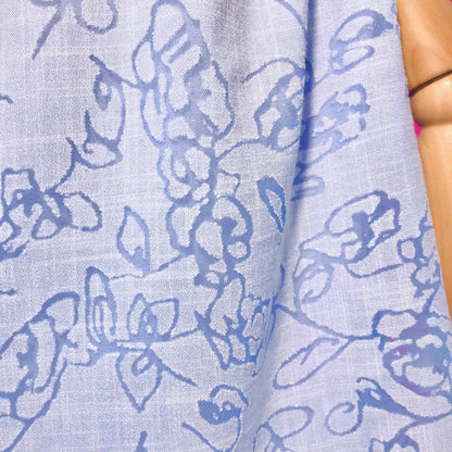 Rosemary Dress in Aerial Floral Blue - Lil' Tati