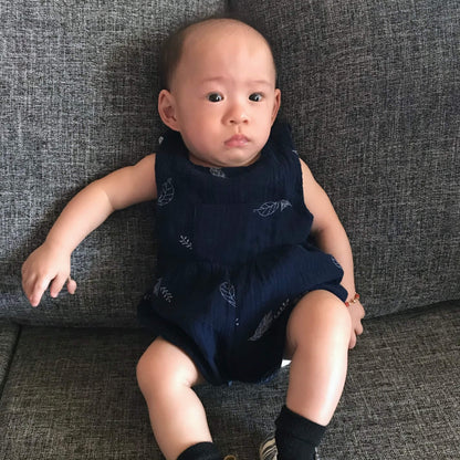 Orchid Playsuit in Lobster Print - Lil' Tati