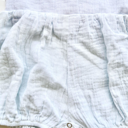 Orchid Playsuit in Crepe - Sky Blue - Lil' Tati