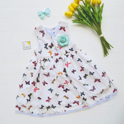 Iris Dress in Butterfly Effect Print - Lil' Tati