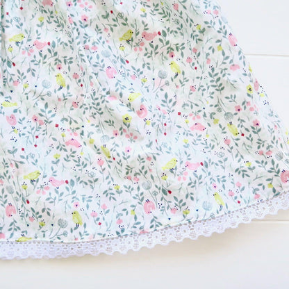 Iris Dress in Mini Garden Pastels Print - Lil' Tati