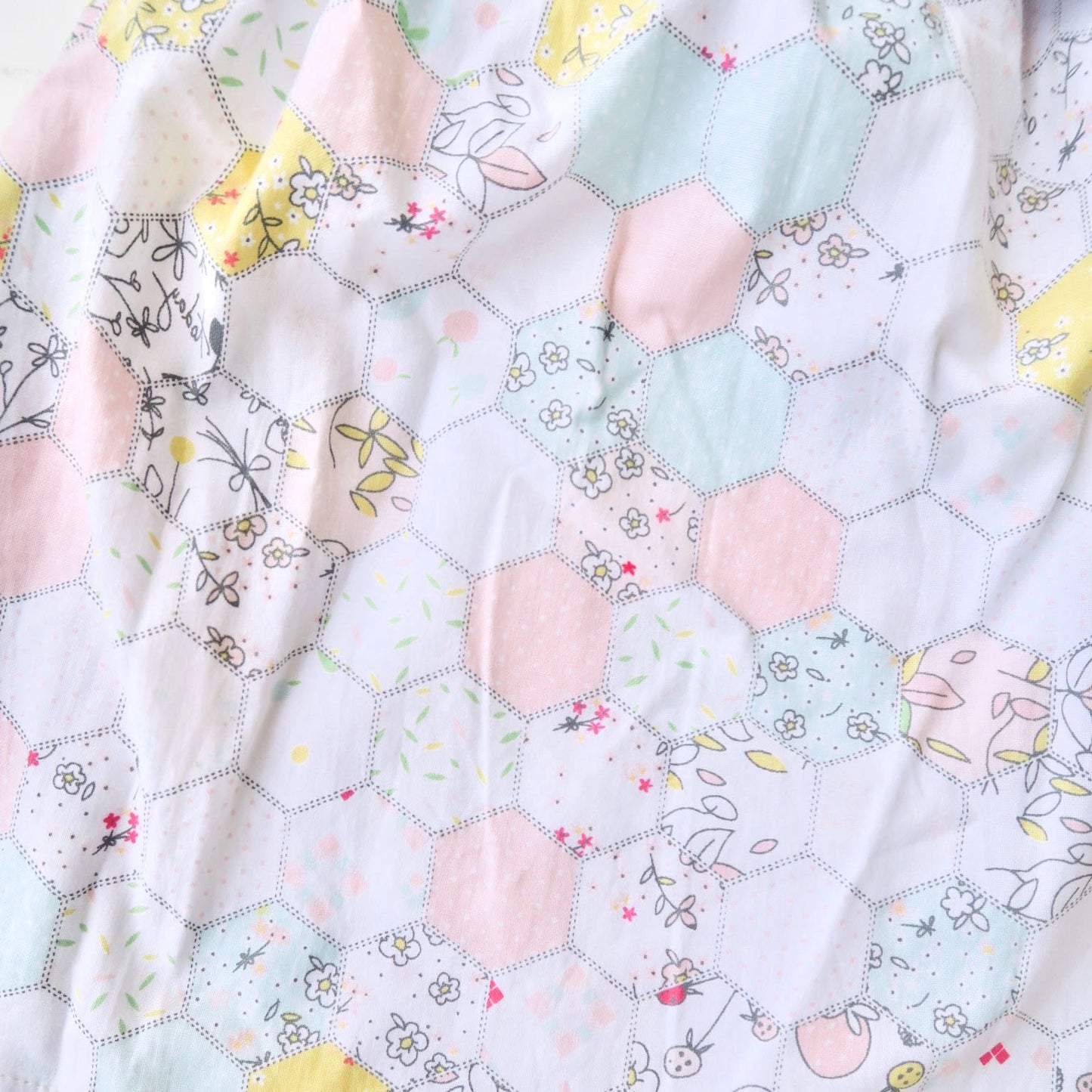 Magnolia Dress in Pastel Merry Hexagon Print - Lil' Tati