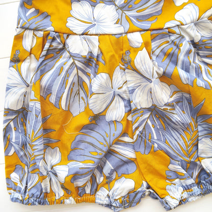 Orchid Playsuit in Aloha Yellow Print - Lil' Tati