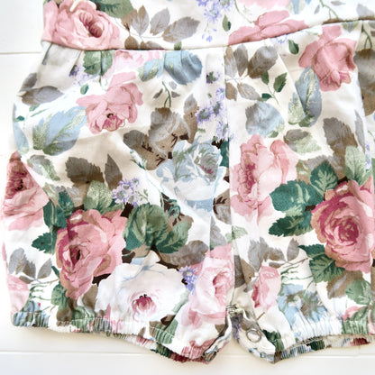 Orchid Playsuit in Rose Beauty Print - Lil' Tati