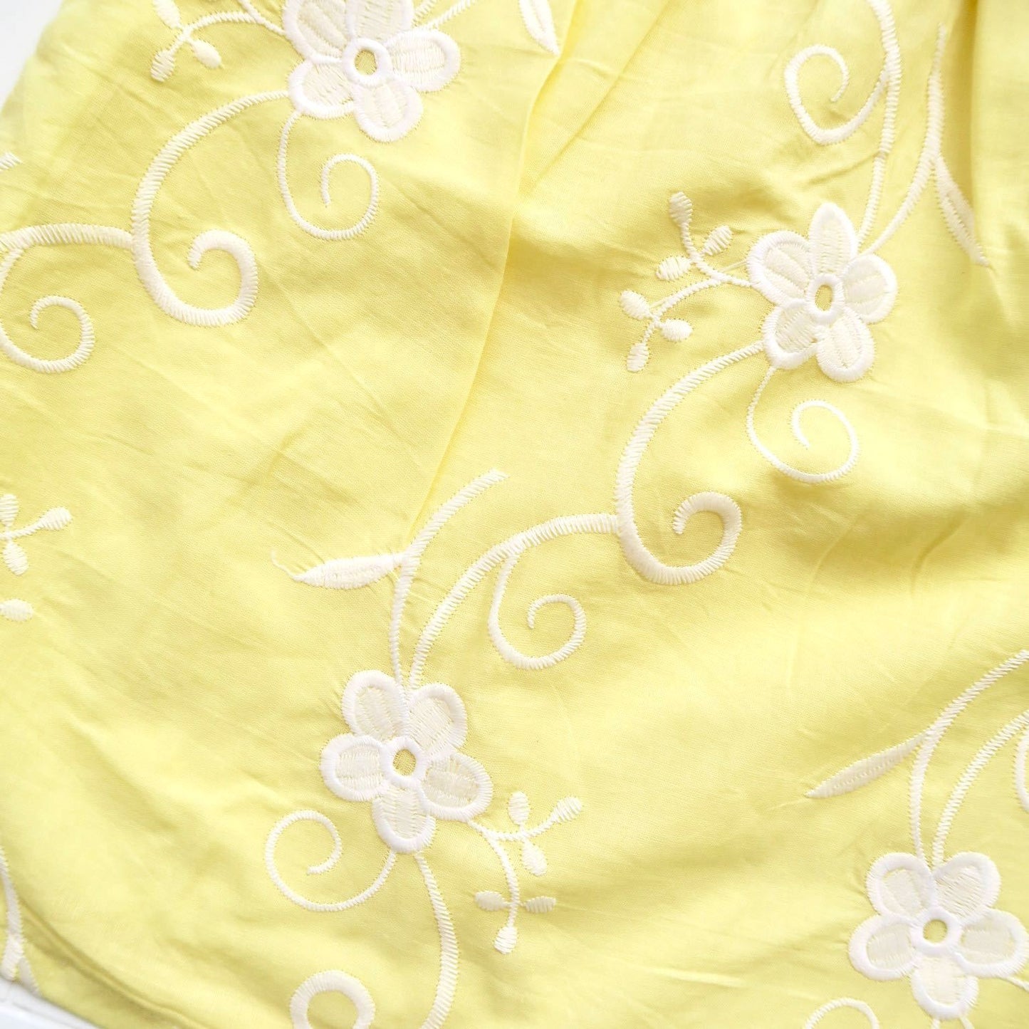 Peony Dress in Fancy Yellow Lace - Lil' Tati