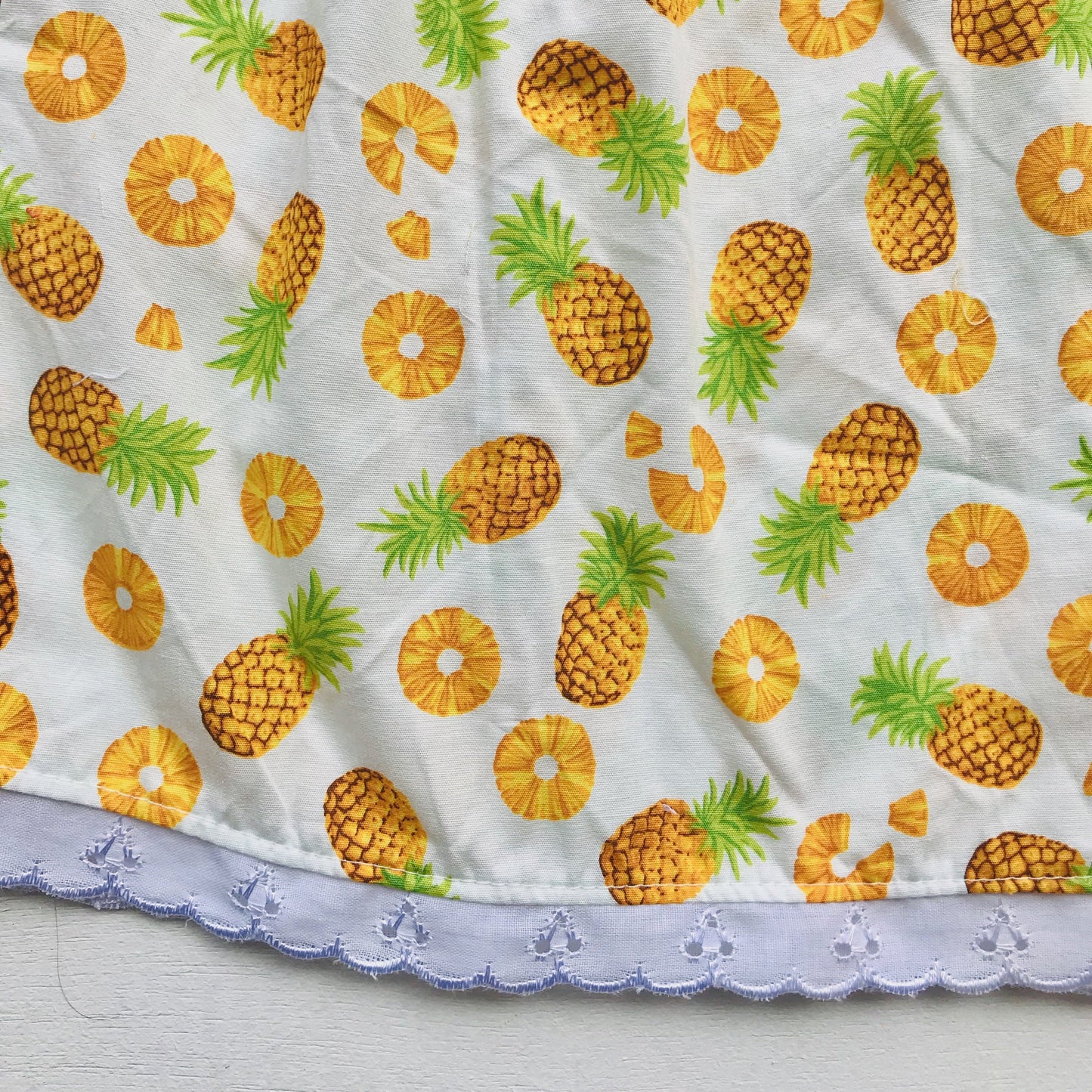 Peony Dress in Pineapple Slices Print - Lil' Tati
