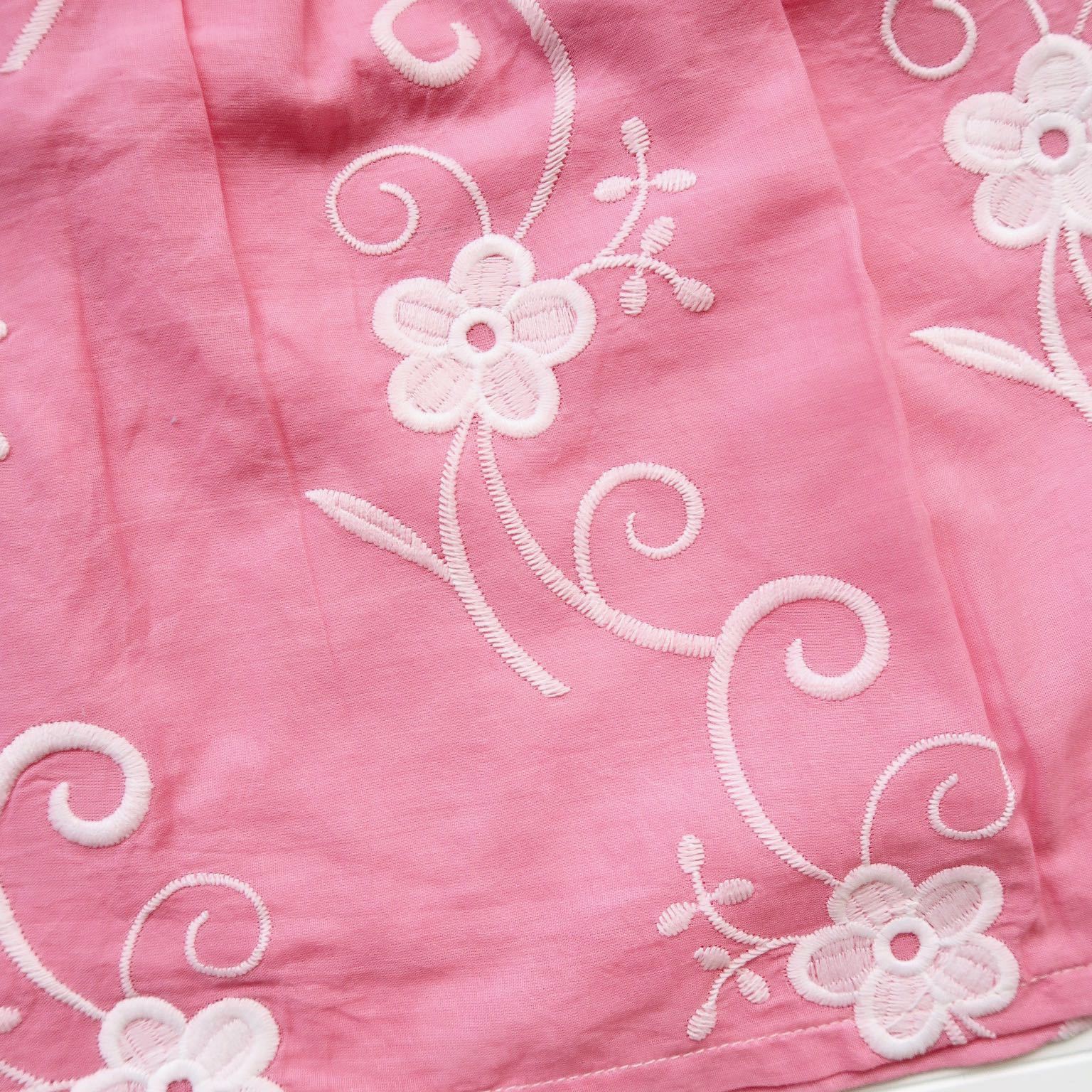 Peony Dress in Pink Fancy Lace - Lil' Tati