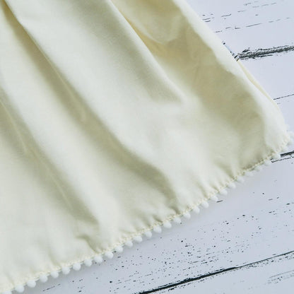 Periwinkle Dress in Yellow Linen - Lil' Tati