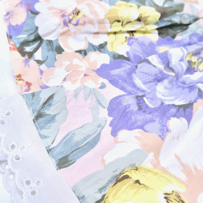Periwinkle Dress in Pastel Peonies Print - Lil' Tati