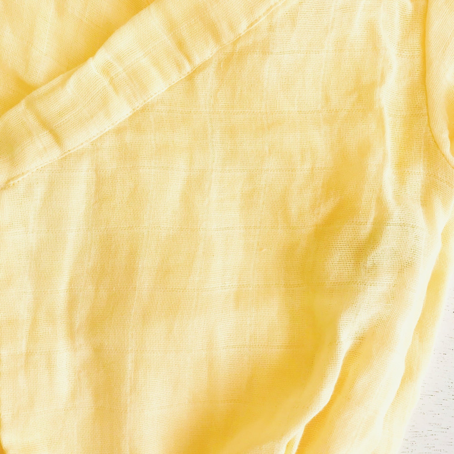 Sakura Kimono Onesie in Organic Muslin - Yellow - Lil' Tati